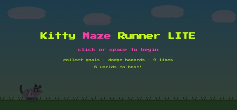 Kitty Maze Runner Lite preview